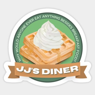 Parks and Rec - JJ's Diner Sticker